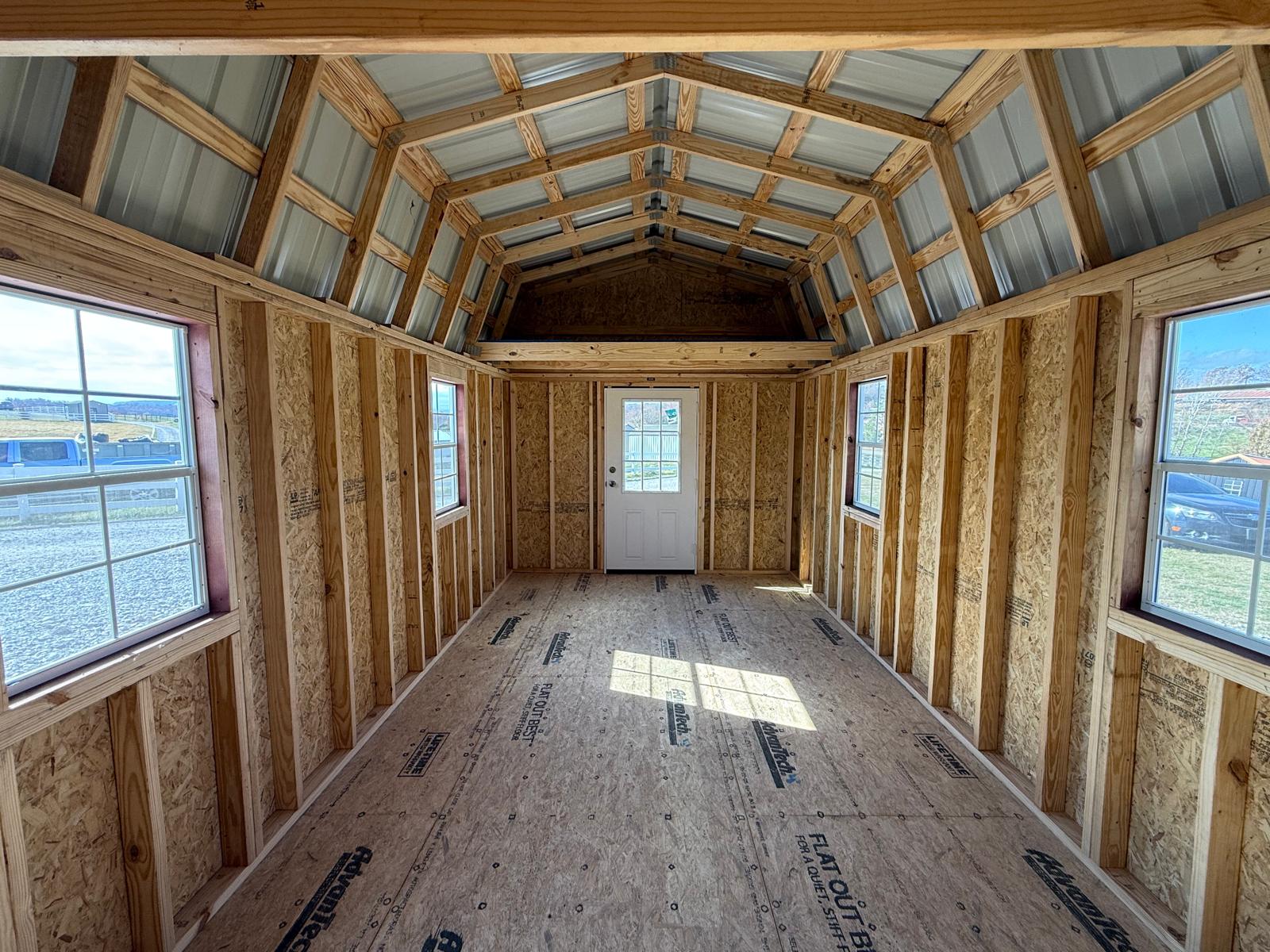 10x20 Highwall Lofted Barn - Image 4