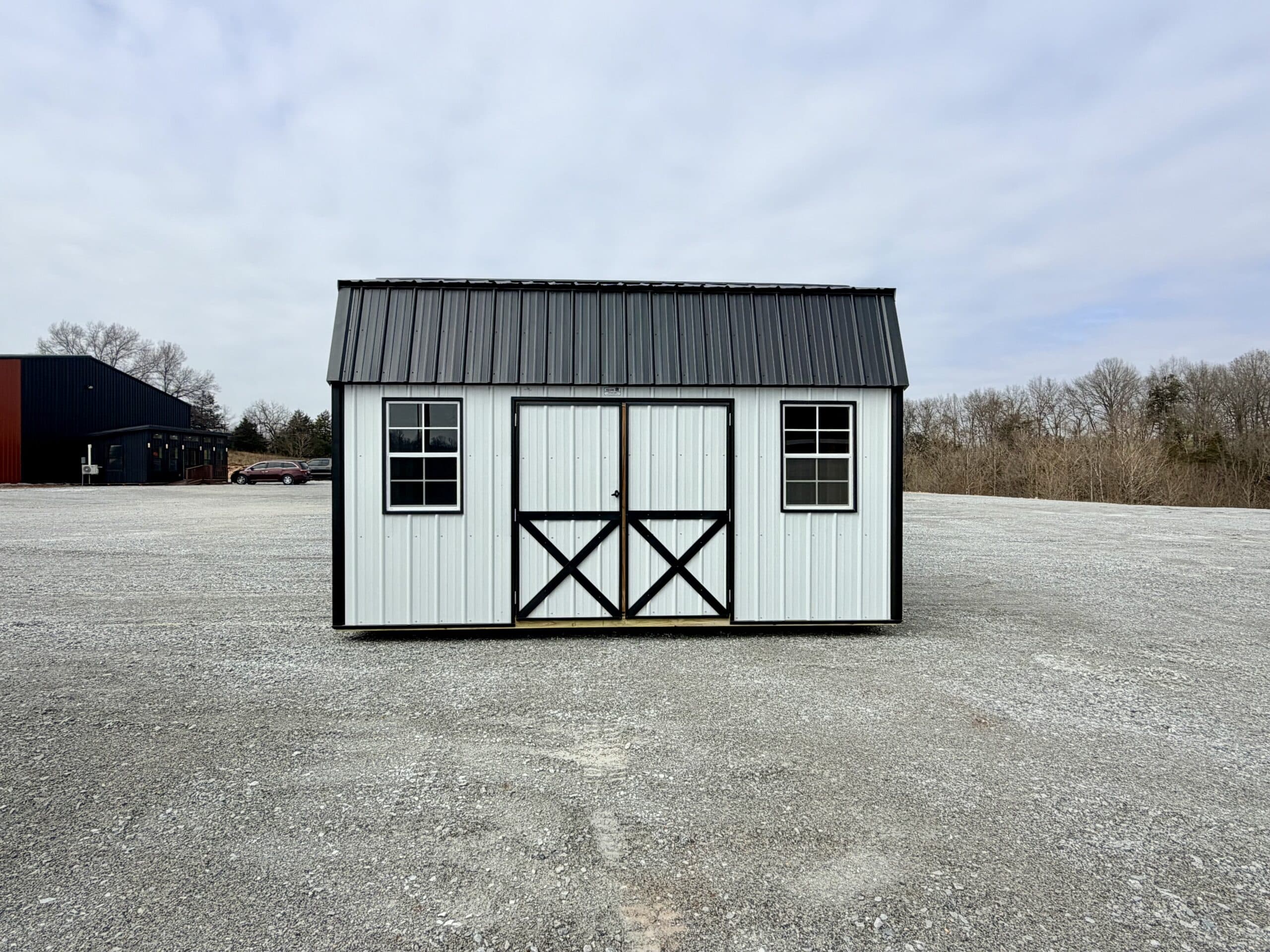 10x16 Highwall Lofted Barn - Image 3
