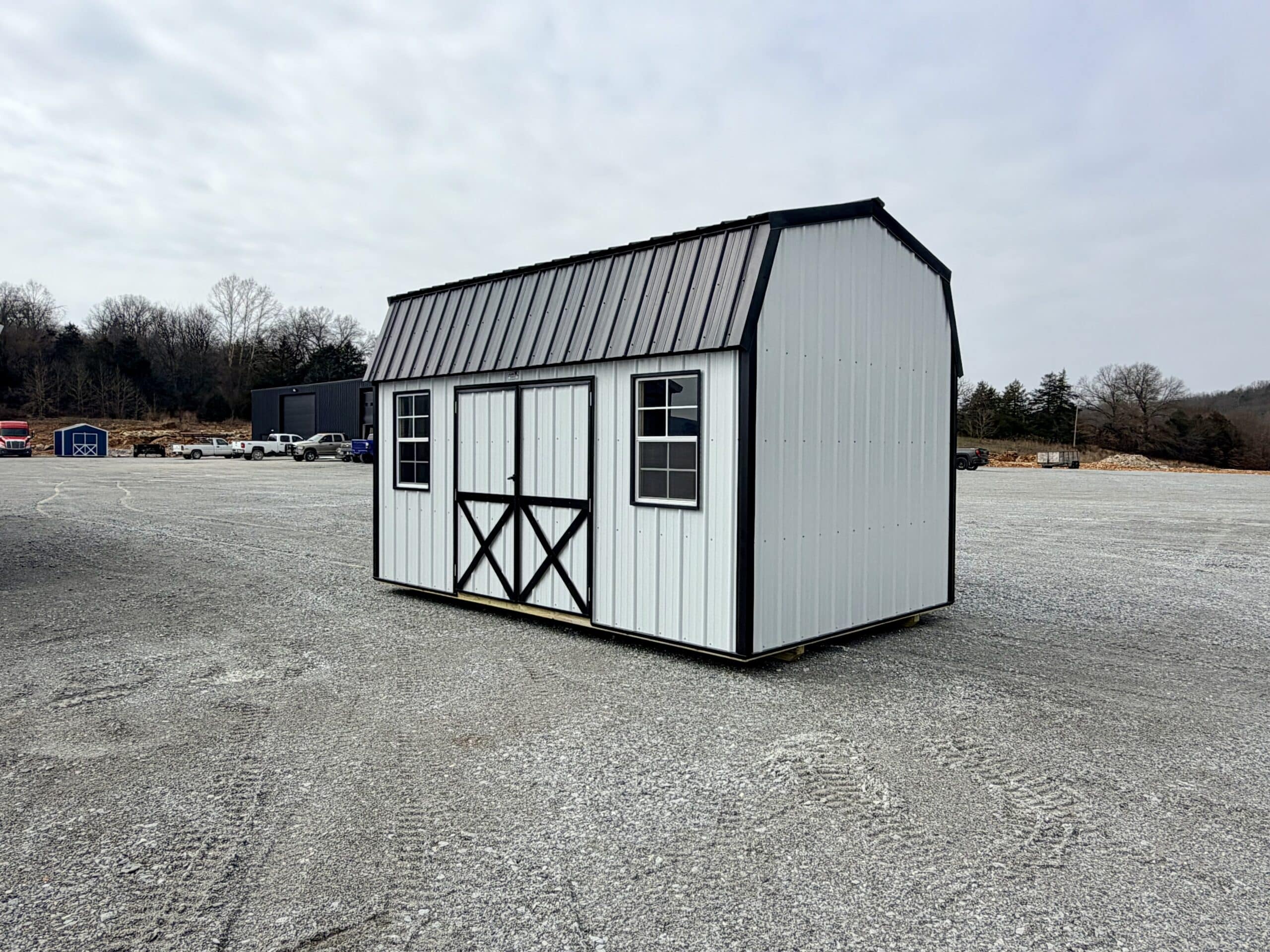 10x16 Highwall Lofted Barn