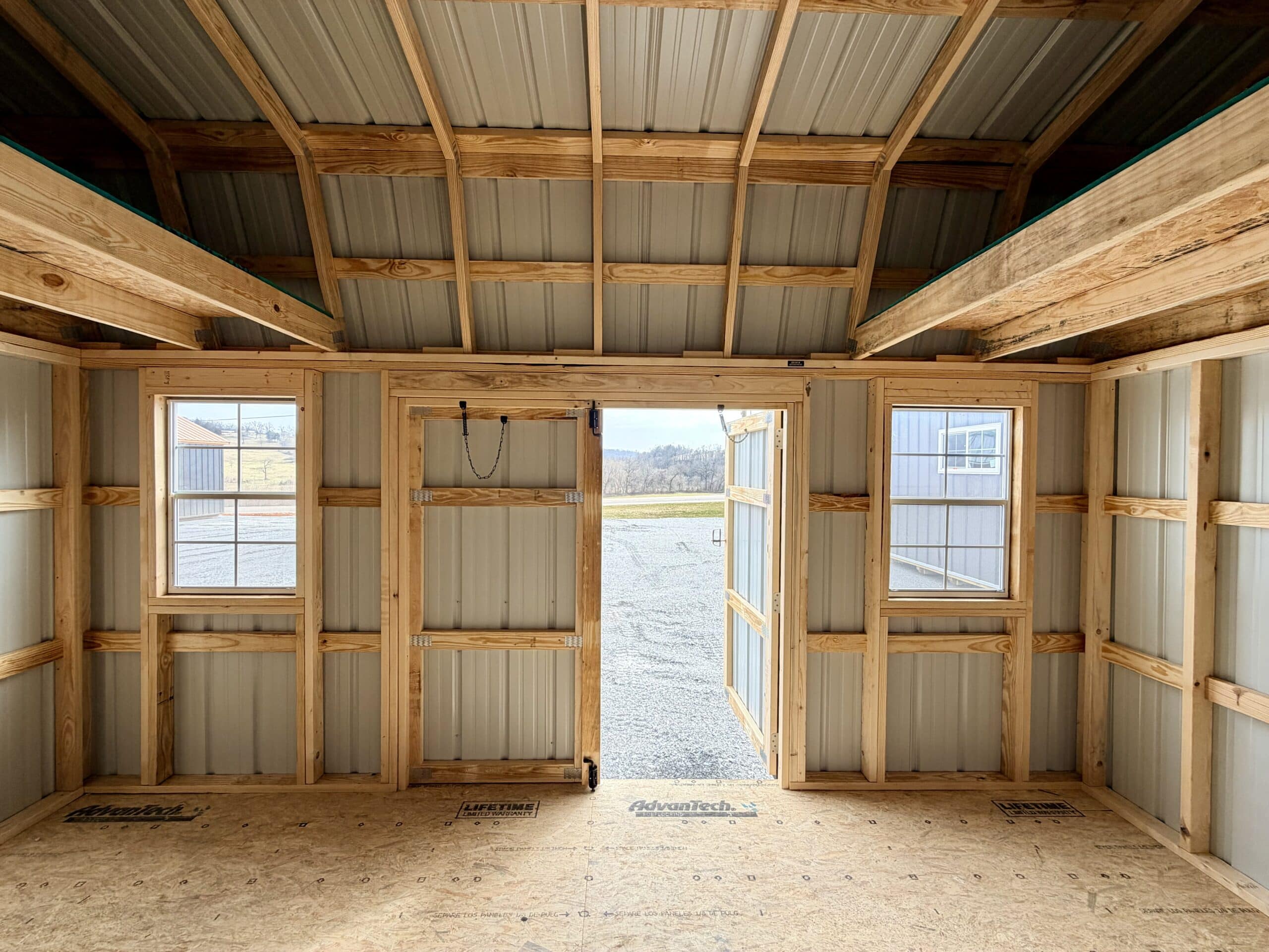 10x16 Highwall Lofted Barn - Image 5