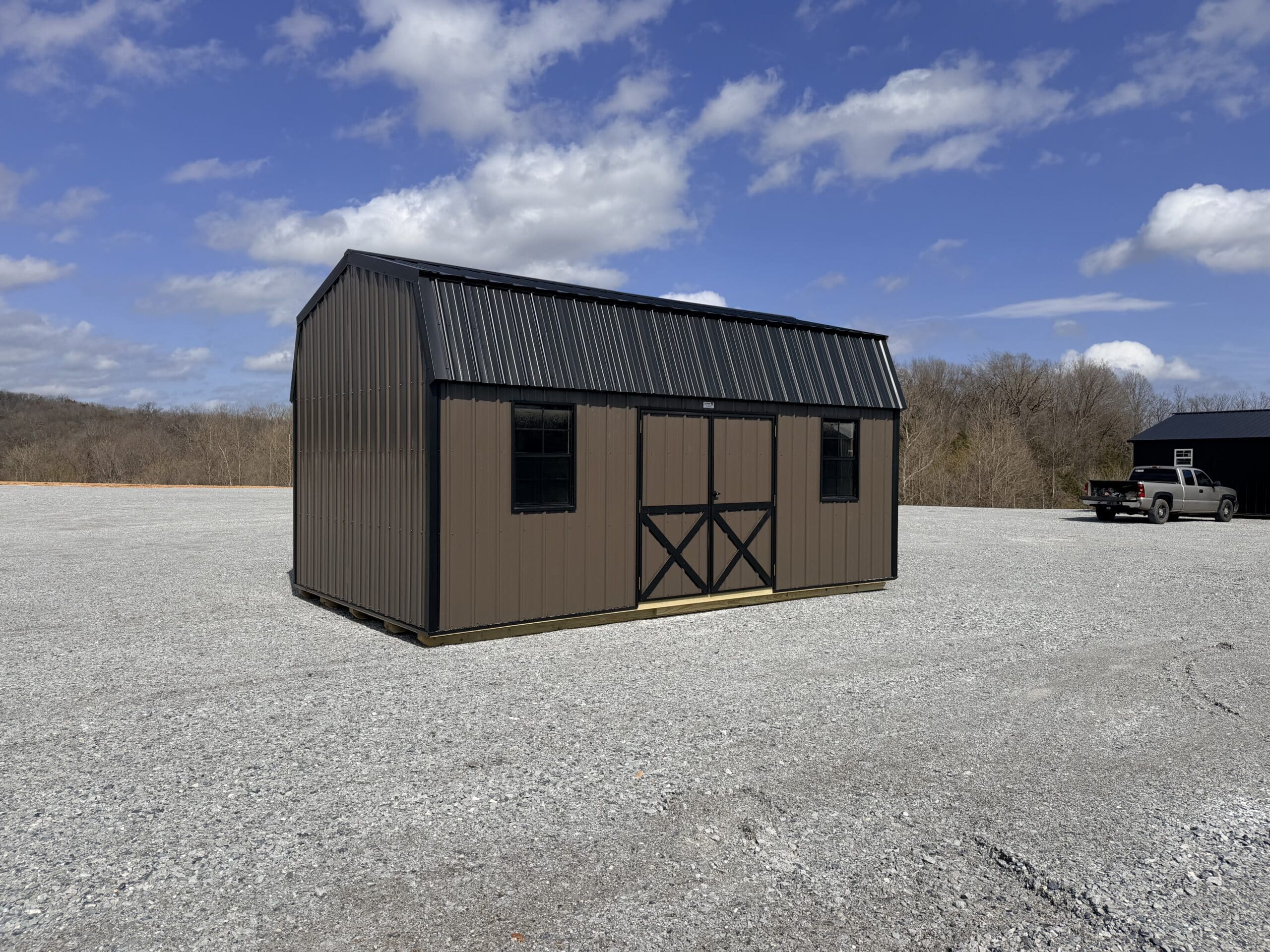 12x20 Highwall Lofted Barn
