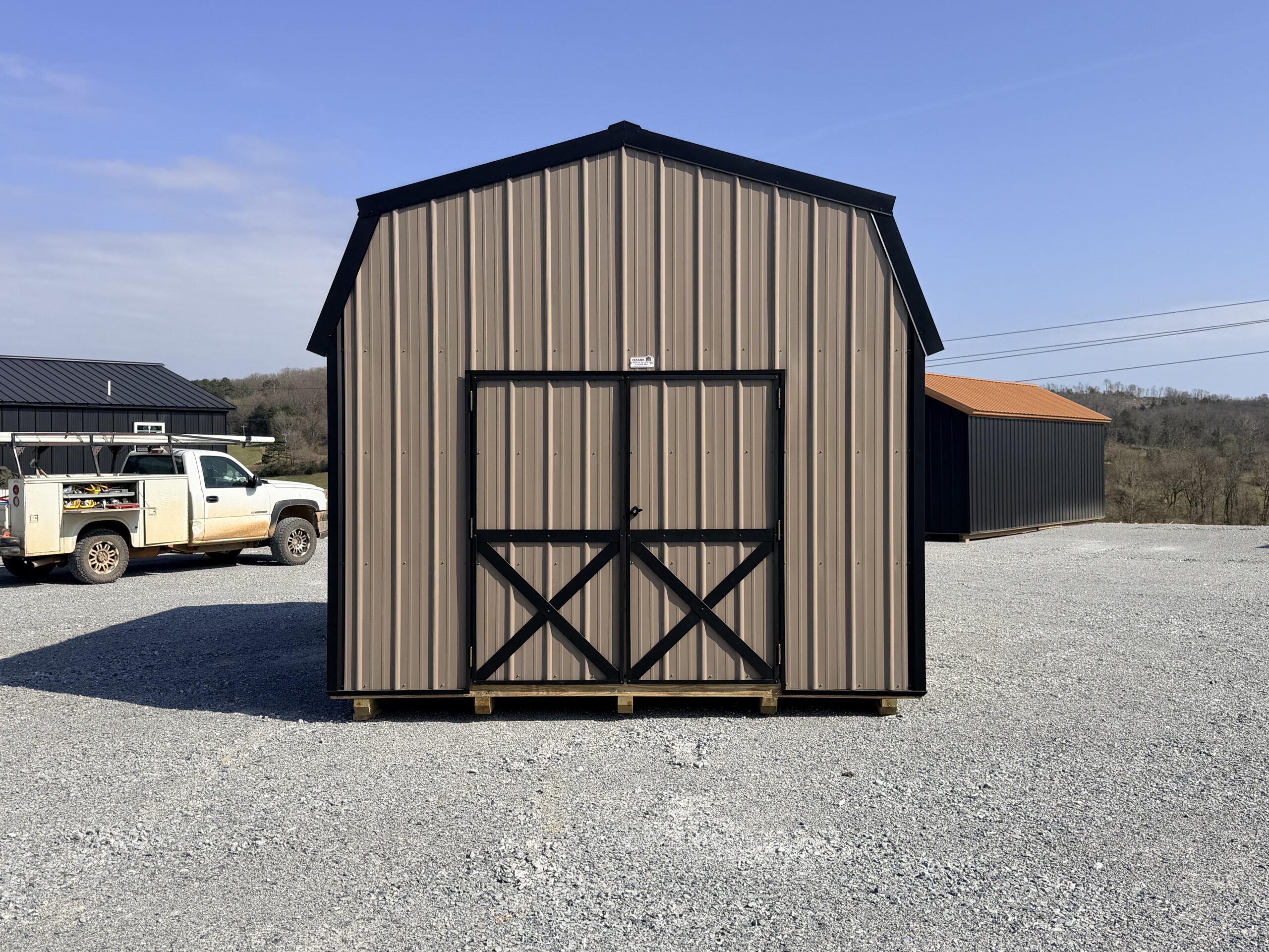 12x16 Highwall Lofted Barn