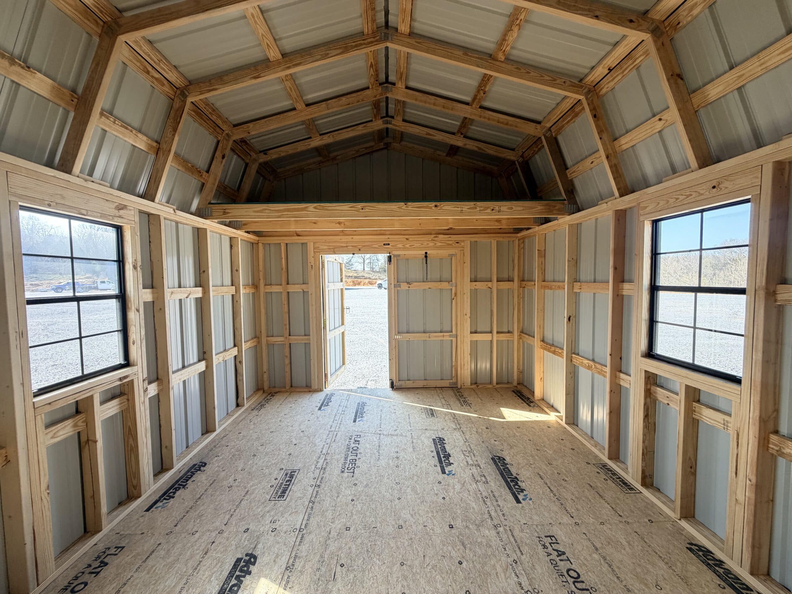 12x16 Highwall Lofted Barn - Image 3