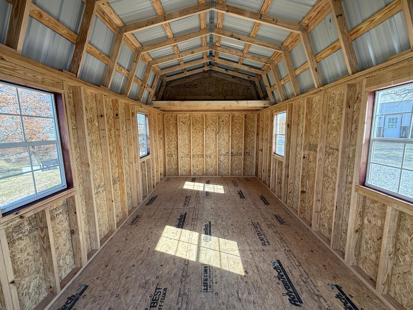 10x20 Highwall Lofted Barn - Image 5