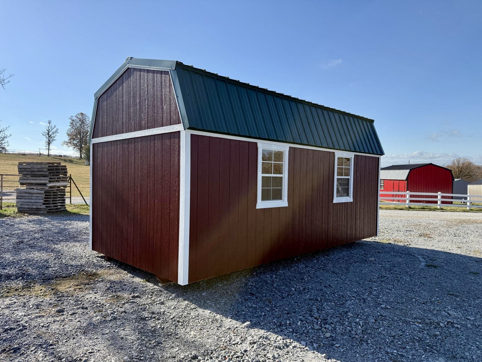 10x20 Highwall Lofted Barn - Image 3