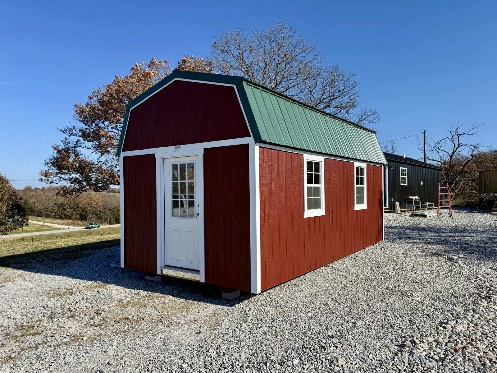 10x20 Highwall Lofted Barn - Image 2