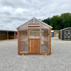 8x12 Cedar Greenhouse
