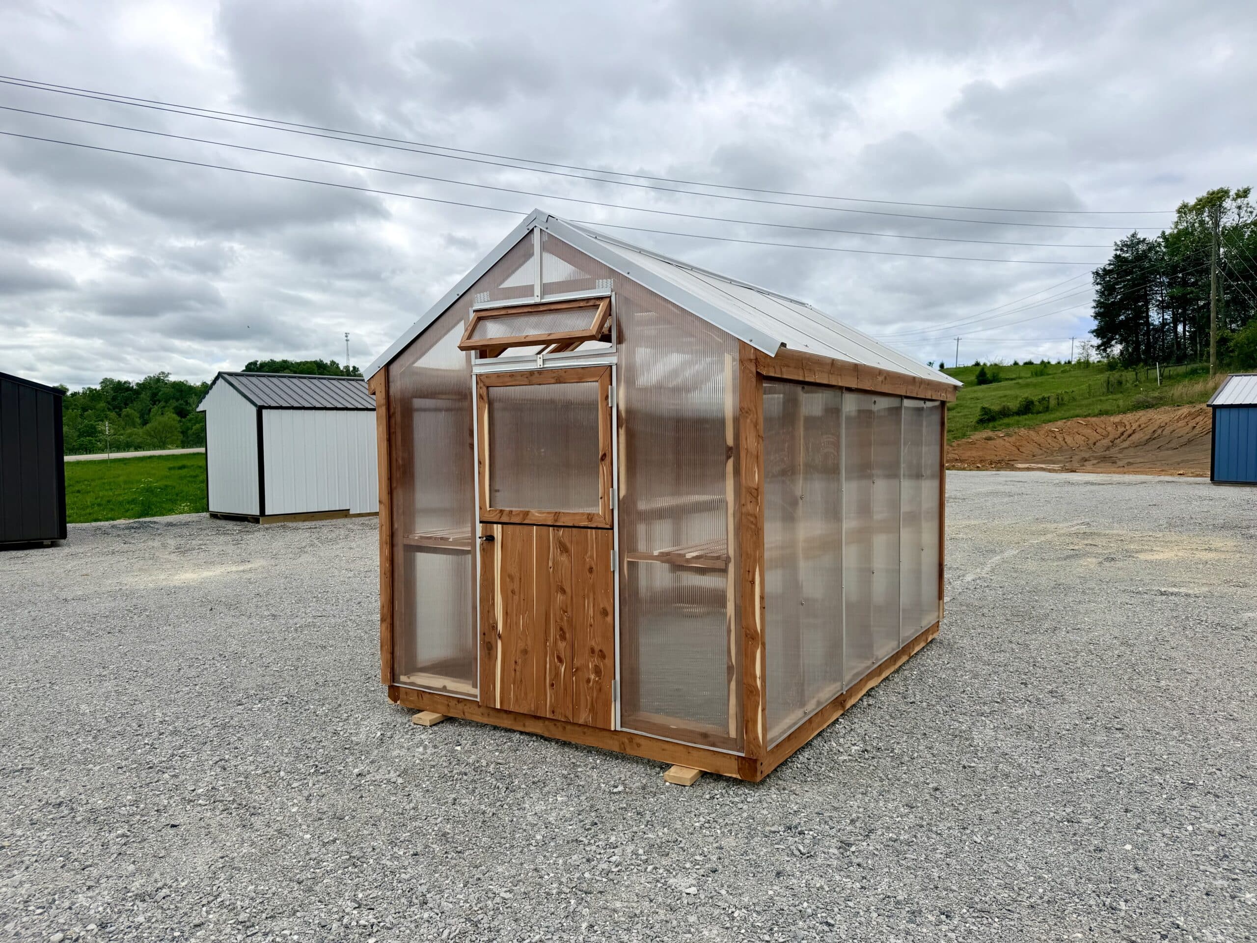 8x12 Cedar Greenhouse - Image 2