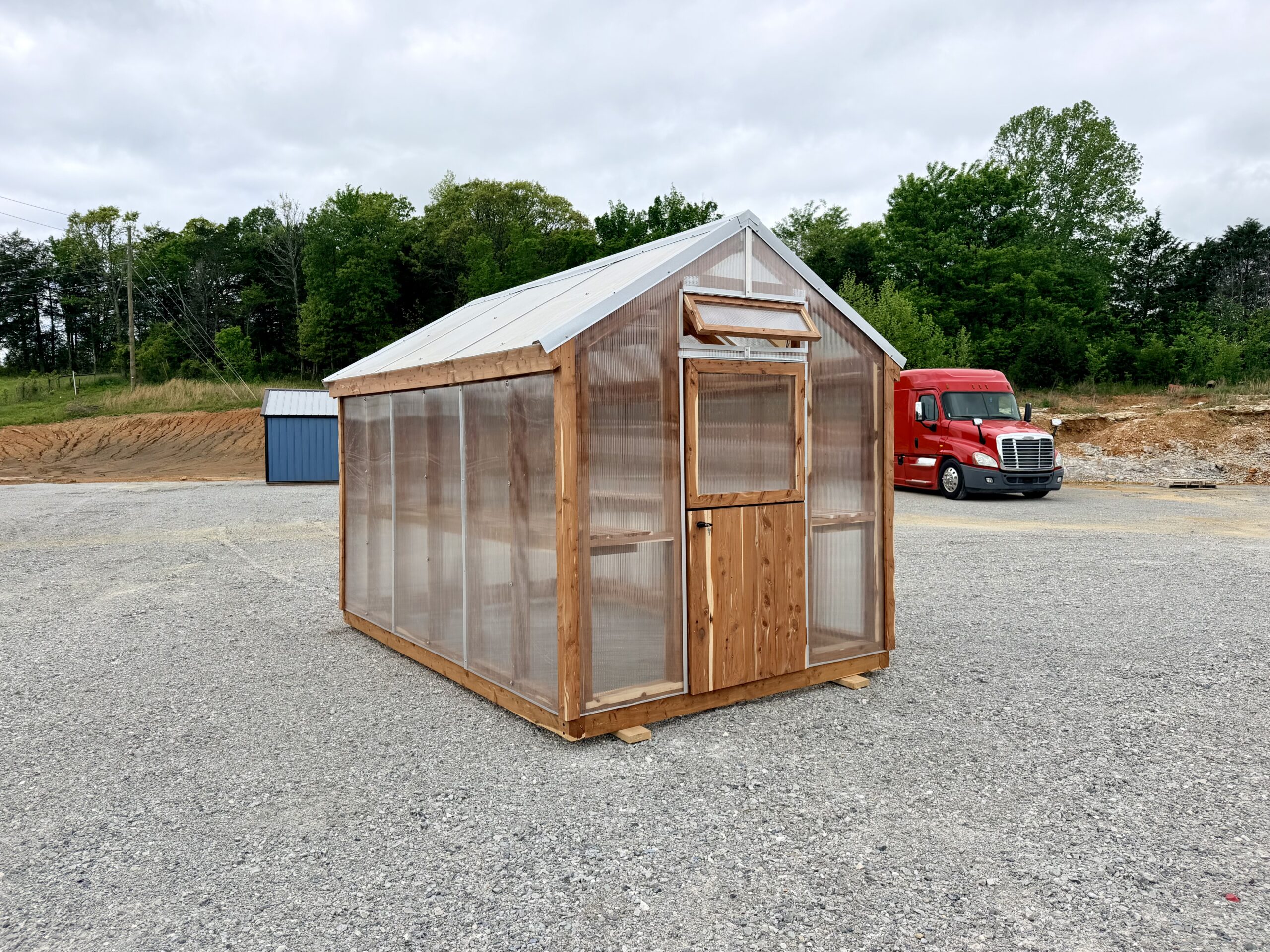 8x12 Cedar Greenhouse - Image 3