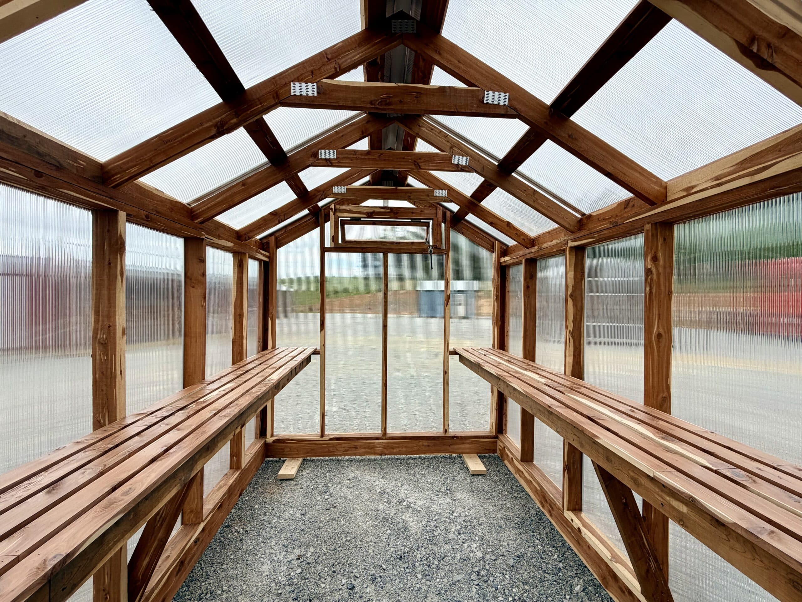 8x12 Cedar Greenhouse - Image 4