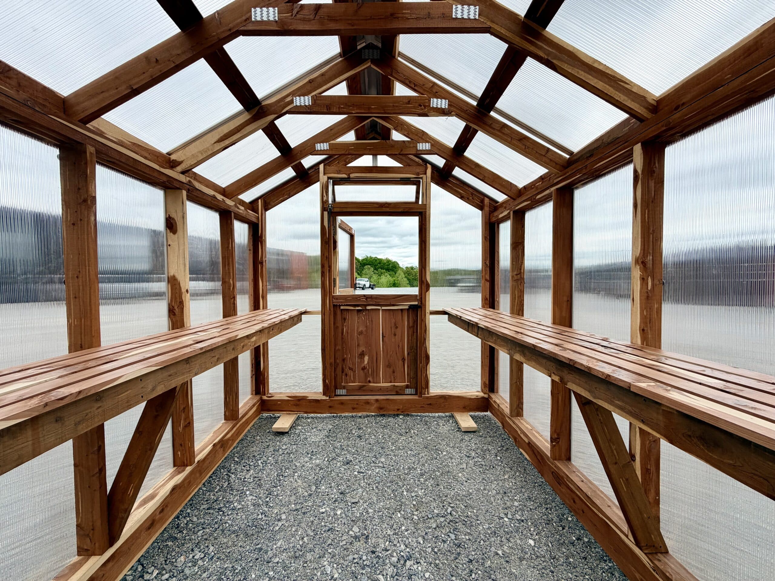 8x12 Cedar Greenhouse - Image 5