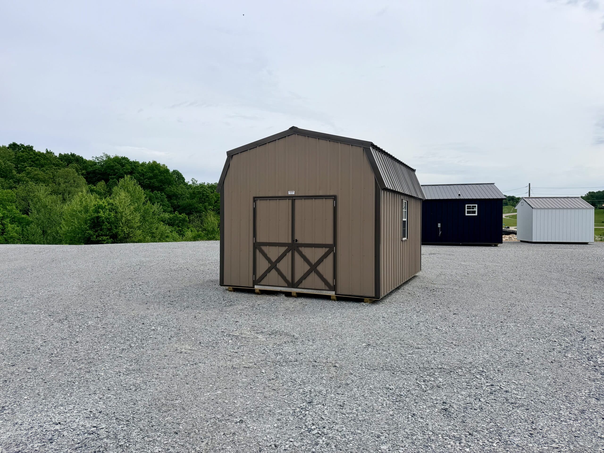 12x16 Highwall Lofted Barn - Image 3