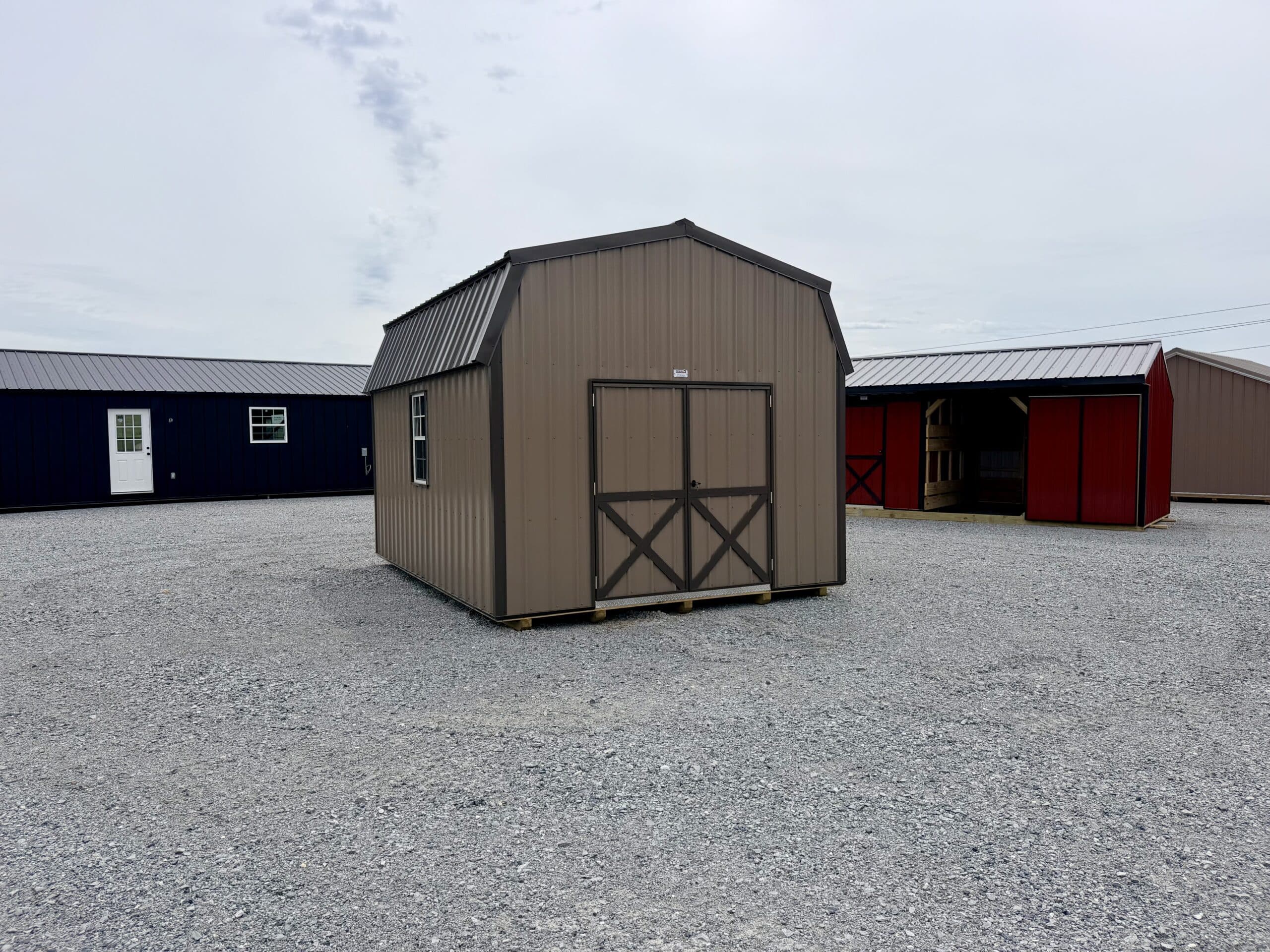 12x16 Highwall Lofted Barn - Image 2