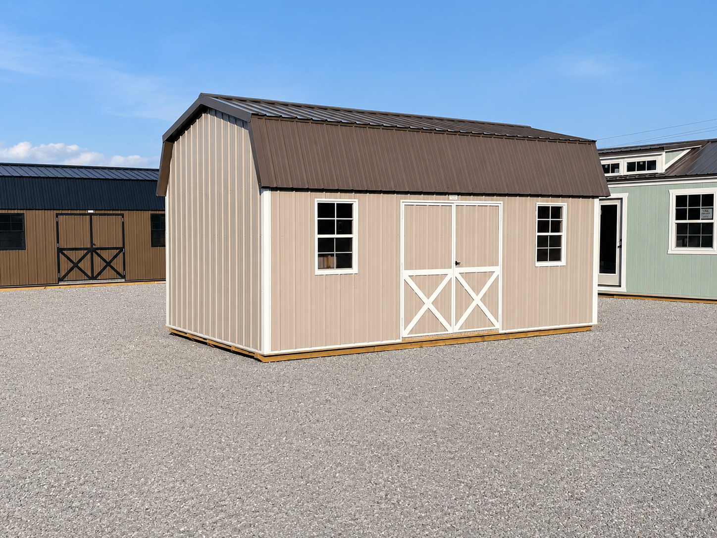 12x20 Highwall Lofted Barn