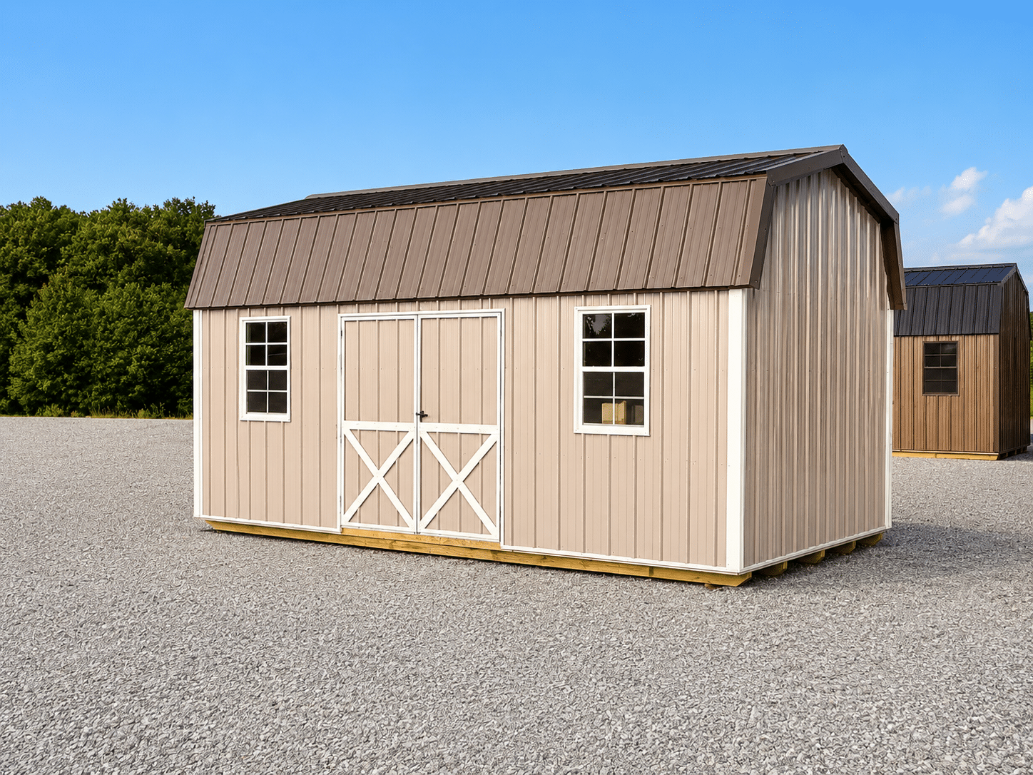 12x20 Highwall Lofted Barn - Image 2